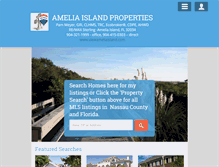 Tablet Screenshot of ameliaislandproperties.com